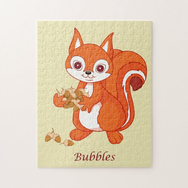 Quebra-cabeça Esmaga o esquilo útil (Vertical)