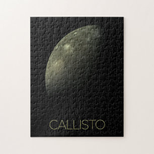 Quebra-cabeça Espaço Exterior, Cosmos, Sistema Solar, Callisto d