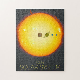 Quebra-cabeça Espaço Exterior, Sistema Solar, Sol e Planetas
