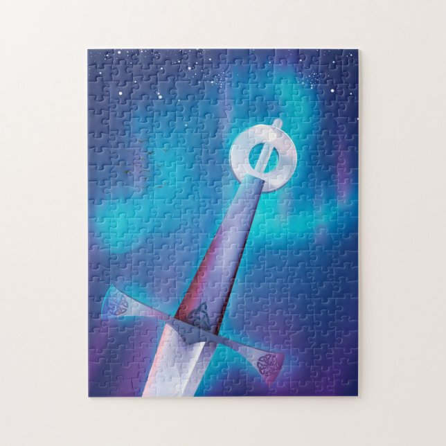 Quebra-cabeça Espada Medieval (Vertical)