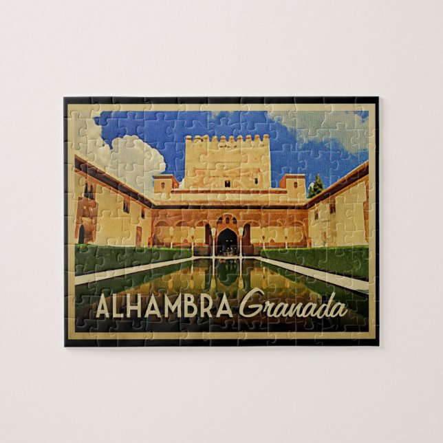 Quebra-cabeça Espanha Alhambra Granada (Horizontal)