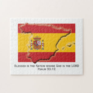 Quebra-cabeça ESPANHA Espanha Nação Abençoada PAVILHÃO ESP