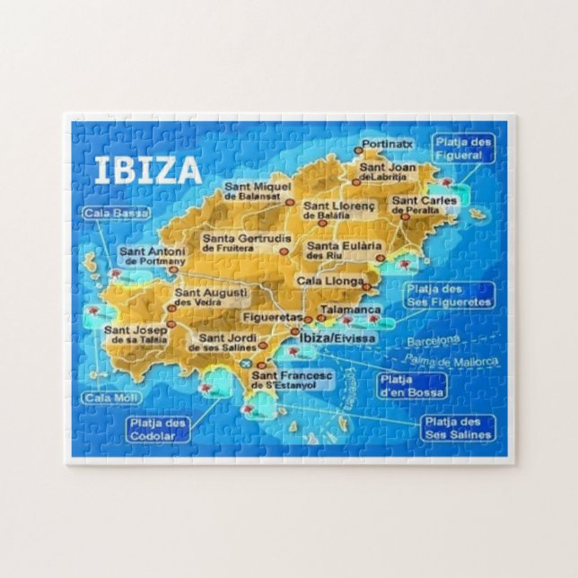 Quebra-cabeça Espanha - Ilhas Baleares - Ibiza - Eivissa - (Horizontal)