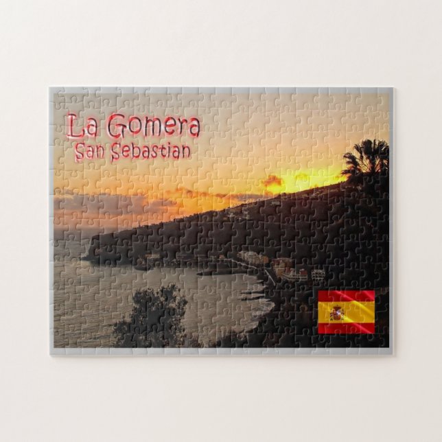 Quebra-cabeça Espanha - Ilhas Canárias - La Gomera (Horizontal)
