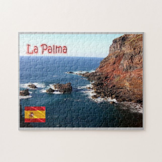 Quebra-cabeça Espanha - Ilhas Canárias - La Palma - (Horizontal)