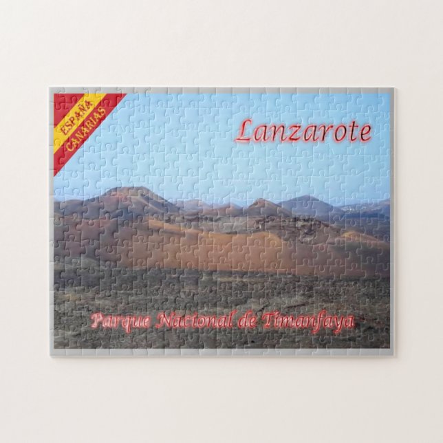 Quebra-cabeça Espanha - Ilhas Canárias - Lanzarote - (Horizontal)