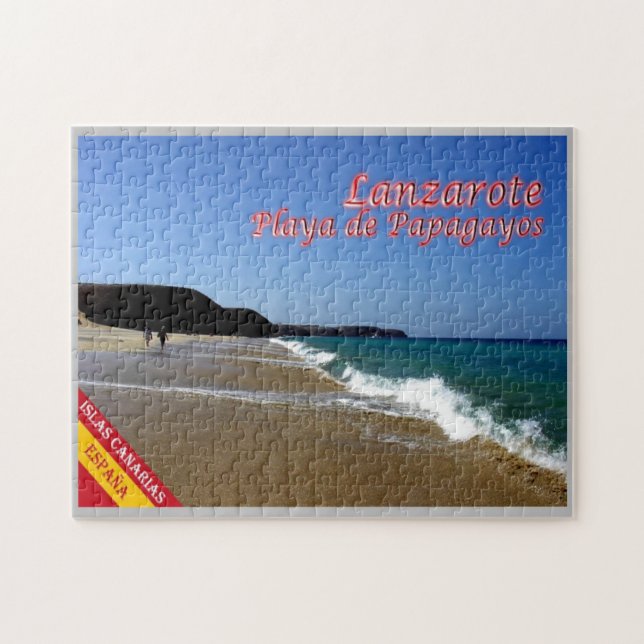 Quebra-cabeça Espanha - Ilhas Canárias - Lanzarote - (Horizontal)