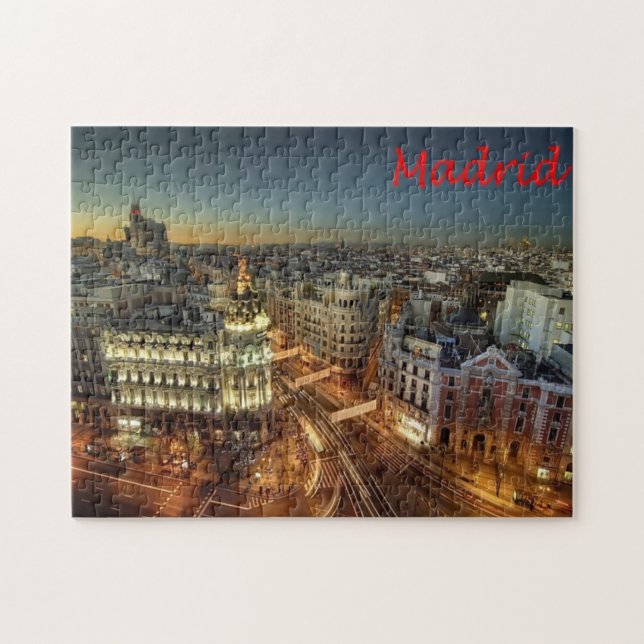 Quebra-cabeça Espanha - Madrid - Cidade - (Horizontal)