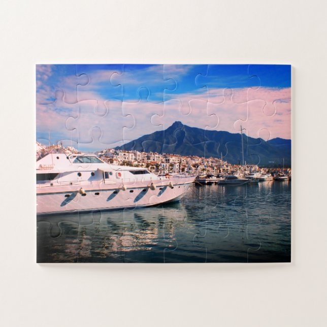 Quebra-cabeça Espanha portuária de Puerto Banus (Horizontal)