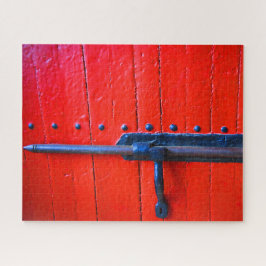 Quebra-cabeça Espanha Real - Porta de Bullring Vermelho