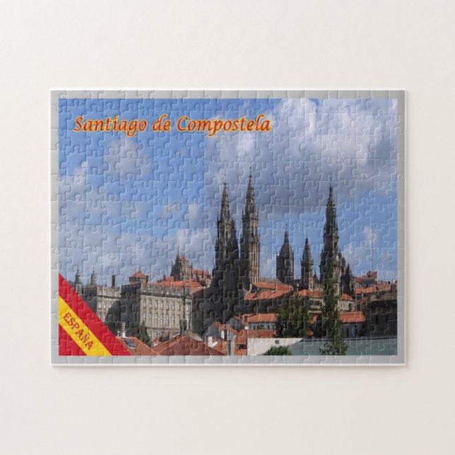 Quebra-cabeça Espanha - Santiago de Compostela - (Horizontal)
