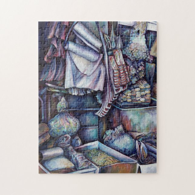 Quebra-cabeça Especiais esplêndidos do Tekka Center, Singapura (Vertical)