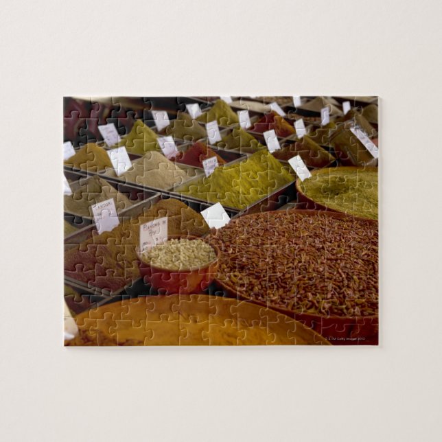 Quebra-cabeça Especiarias no mercado dos agricultores (Horizontal)