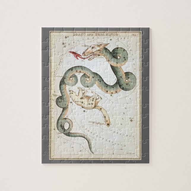 Quebra-cabeça Espelho da Urânia, Mapa Celestial da Astronomia Vi (Vertical)