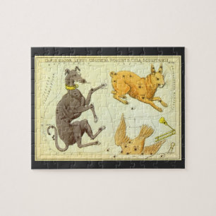 Quebra-cabeça Espelho da Urânia, Mapa Celestial da Astronomia Vi