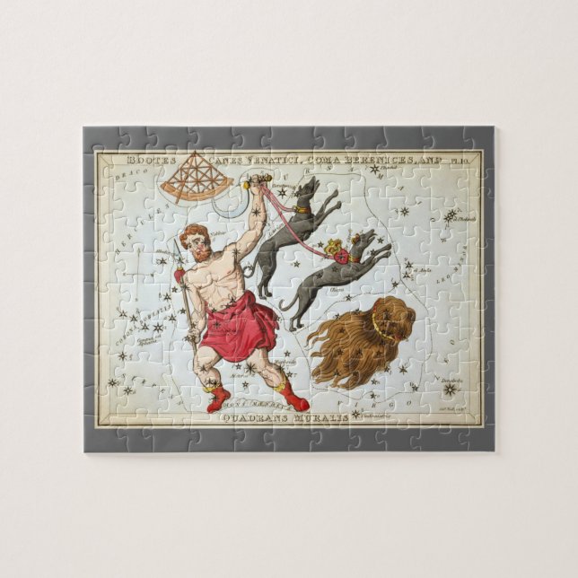 Quebra-cabeça Espelho da Urânia, Mapa Celestial da Astronomia Vi (Horizontal)