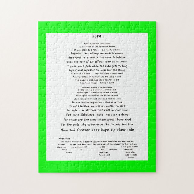 Quebra-cabeça Esperança (Vertical)