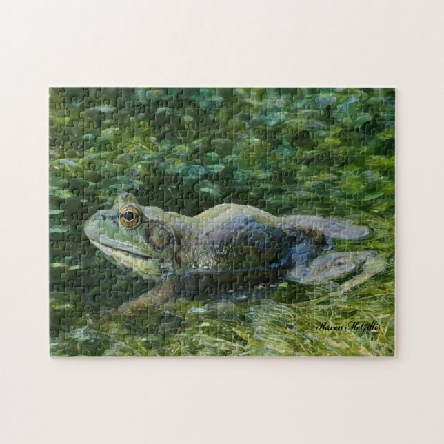 Quebra-cabeça Esperando Por Sua Madame Bullfrog Art (Horizontal)