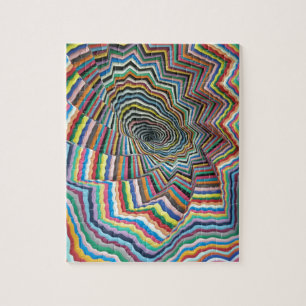 Quebra-cabeça Espiral hipnótica