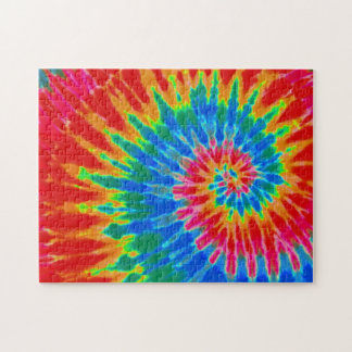 Quebra-cabeça Espiral Vermelho e Azul Coluna