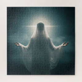 Quebra-cabeça Espírito Angélico Robusto Levantando Armas Acima D