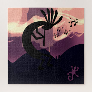 Quebra-cabeça Espírito da paisagem do deserto de Kokopelli Terra