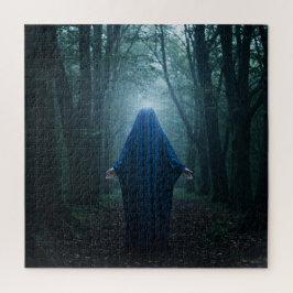 Quebra-cabeça Espírito de Eerie Cega na Floresta Antiga Mística