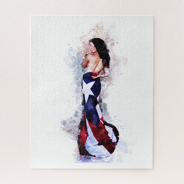 Quebra-cabeça Espírito de Porto Rico (Vertical)