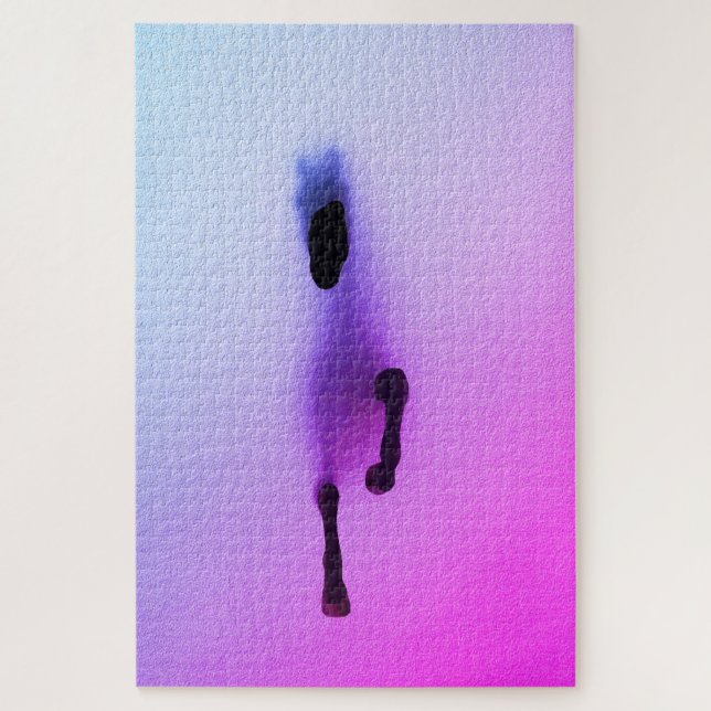 Quebra-cabeça Espírito do Cavalo – Arte Abstrata para Parede (Vertical)