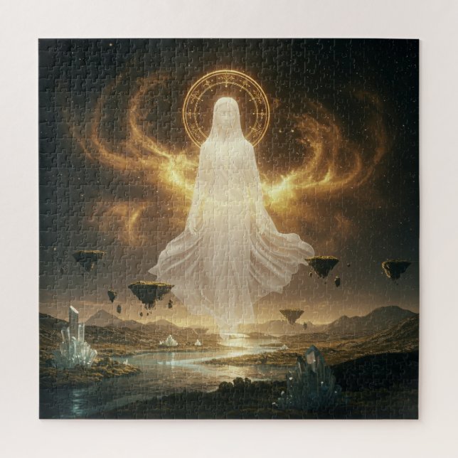 Quebra-cabeça Espírito Místico Hovering em Universo Desconhecido (Vertical)