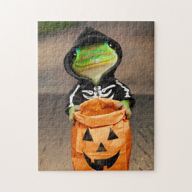 Quebra-cabeça Esqueleto Gecko (Vertical)