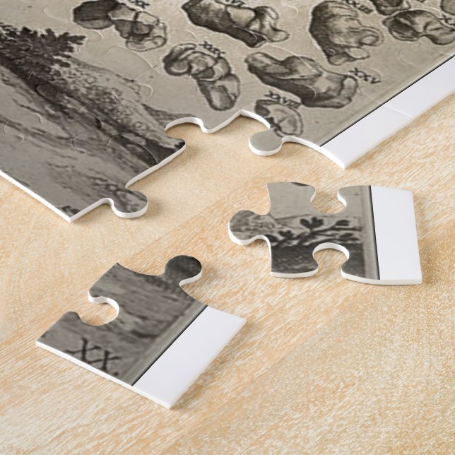 Quebra-cabeça Esqueleto humano Ca 1741 (Lateral)