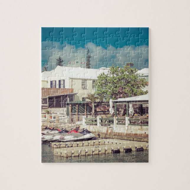 Quebra-cabeça Esqui do jato de Bermuda (Vertical)