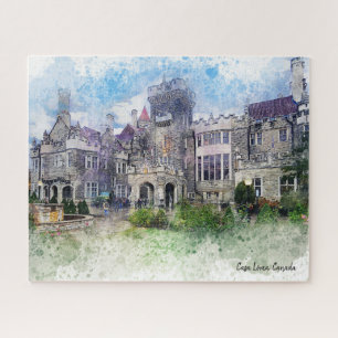 Quebra-cabeça Esta é Casa Loma, Toronto, Canadá