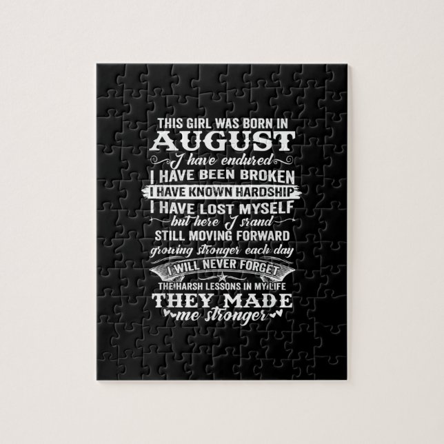 Quebra-cabeça Esta Garota Era Nascer No Presente De Aniversário  (Vertical)