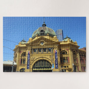 Quebra-cabeça estação de rua melbourne