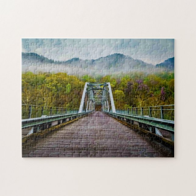 Quebra-cabeça Estação Fayette West Virginia. (Horizontal)