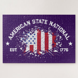 Quebra-cabeça Estado Americano Bandeira da Paz Esplat Est 1776