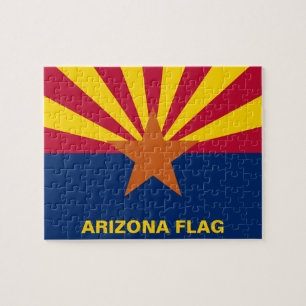 Quebra-cabeça Estado de bandeira da Arizona