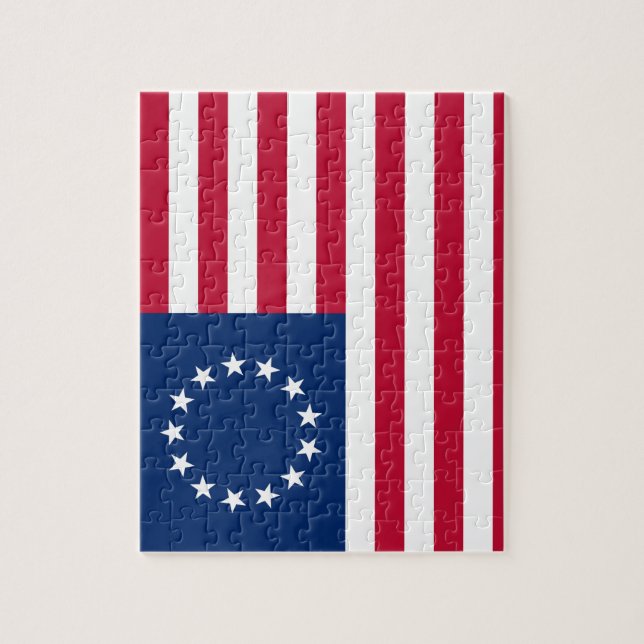 Quebra-cabeça Estados Unidos Betsy Ross Flag (Vertical)