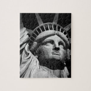 Quebra-cabeça Estátua Branca Negra da Liberdade, Nova Iorque