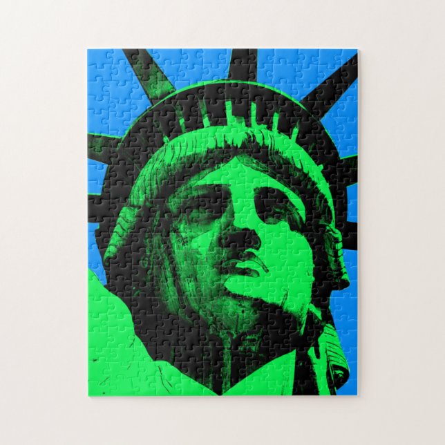 Quebra-cabeça Estátua da liberdade do pop art (Vertical)