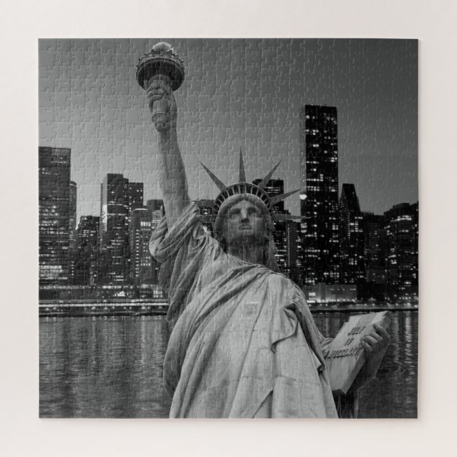 Quebra-cabeça Estátua da Liberdade Manhattan (Vertical)