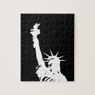 Quebra-cabeça Estátua da Liberdade Silhouette