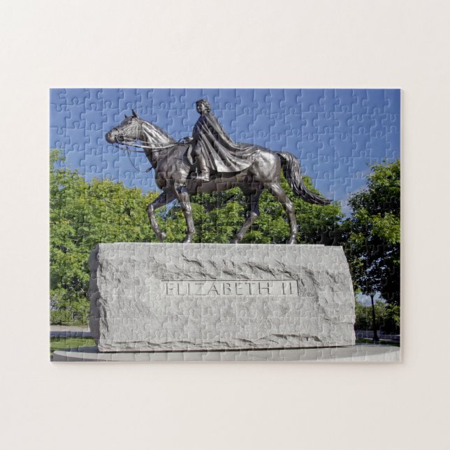 Quebra-cabeça Estátua da Rainha Ottawa. (Horizontal)