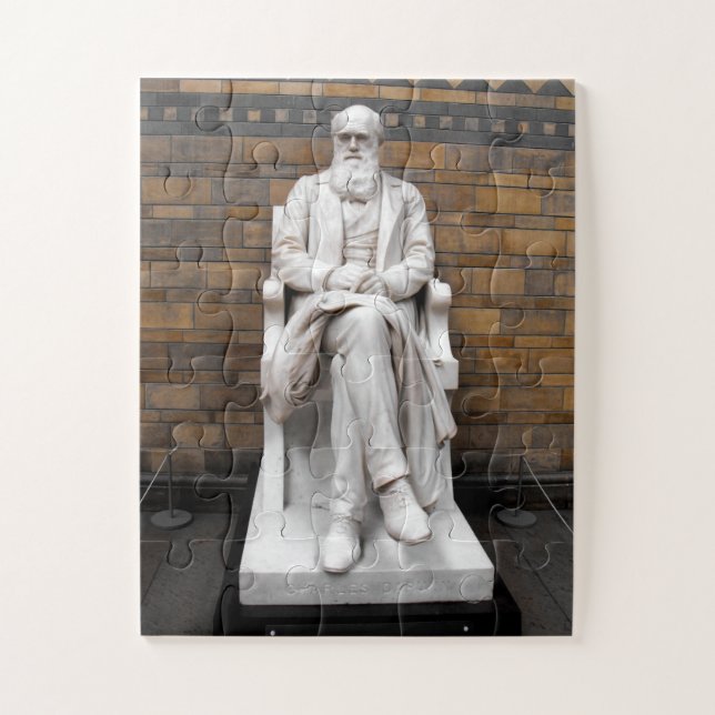 Quebra-cabeça Estátua de Charles Darwin (Vertical)