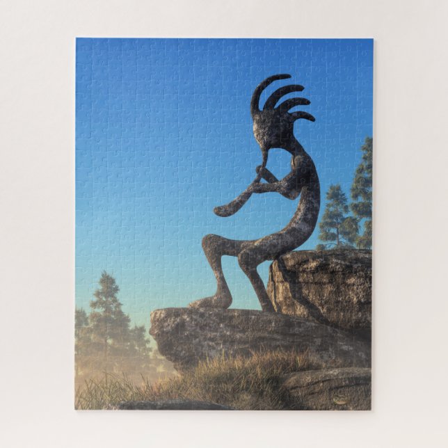 Quebra-cabeça Estátua de Kokopelli (Vertical)