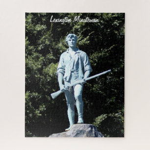 Quebra-cabeça Estátua Histórica Lexington Minuteman Quebra-cab