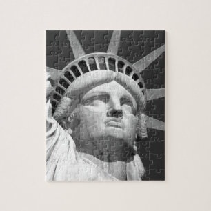 Quebra-cabeça Estátua Negra e Branca da Liberdade