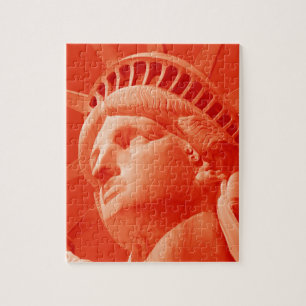 Quebra-cabeça Estátua Vermelha da Liberdade